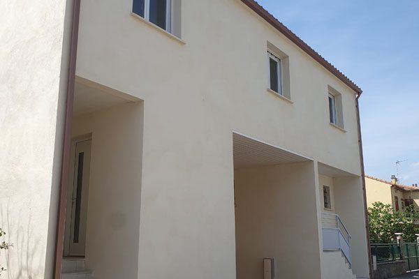 Construction rénovation et réparation Alès. Construction sur Alès d'une maison mitoyenne pour logements locatifs