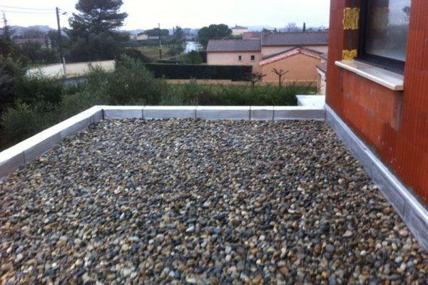 toit terrasse plat construction dans le Gard